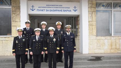 Kомандирите на НАТО-вските кораби се срещнаха с управата на Варна