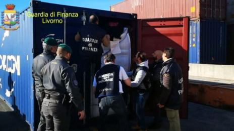 Заловиха кокаин за над половин млрд. евро в Италия