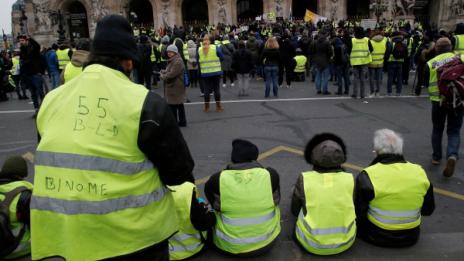 43 задържани след поредния протест на жълтите жилетки