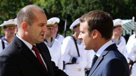 Румен Радев: Визитата на президента Макрон е знак за развитие на добрите отношения между България и Франция