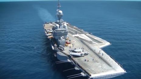 940 са заразените с коронавирус моряци на самолетоносача "Шарл де Гол"