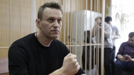 Осъдиха руския опозиционер Навални за организиране на протест 