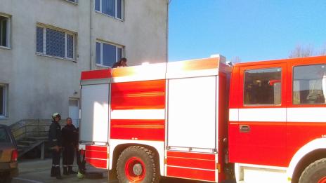 Учение за действия при пожар проведоха в Провадия