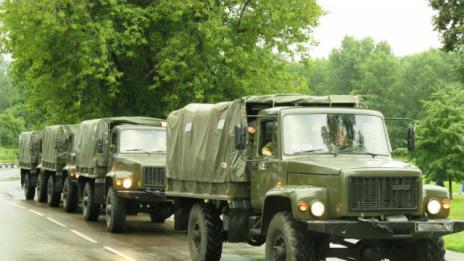 Тежка военна техника тръгва по  магистрала "Хемус"