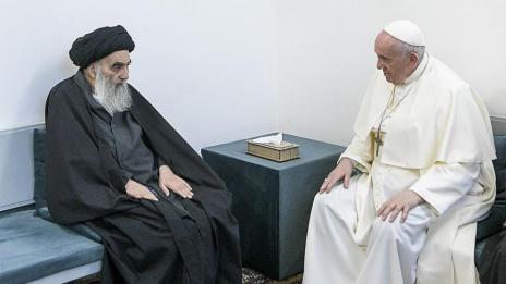 Папата се срещна с висшия шиитски духовник в Ирак
