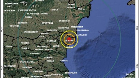 Земетресение близо до Варна