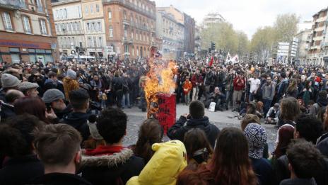 120 000 в цяла Франция протестираха срещу трудовата реформа
