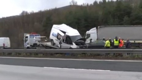 Задържаха виновника за катастрофата с двама загинали на АМ "Тракия"