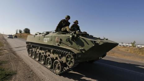 Правителствени сили завзеха полицейски участък в Луганск
