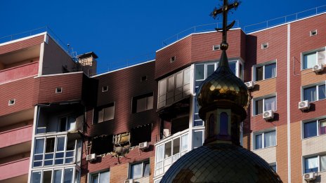 Русия атакува Киев с дронове след пристигането на Мерц