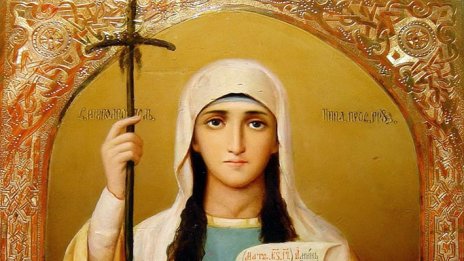Почитаме света равноапостолна Нина и преподобните отци, избити в Синай и Райто