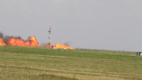 Румънски изтребител се разби край Силистра