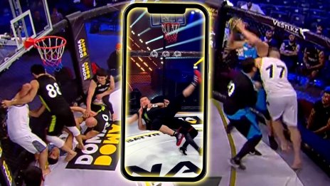 Руска закуска: Баскетбол + MMA = батирбол (ВИДЕО)