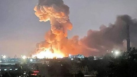Киев беше разтърсен от експлозии