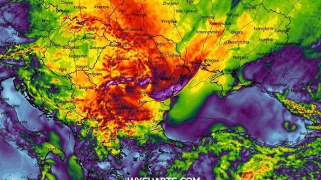 Силен студен фронт носи бурни ветрове до 100 км/ч и рязко застудяване в България