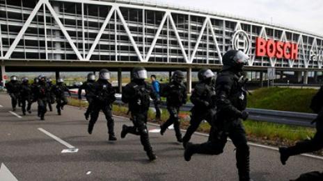 400 протестиращи са арестувани в Германия