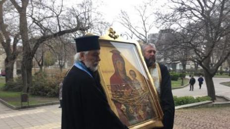 Чудотворната икона от Украйна пристигна във Варна