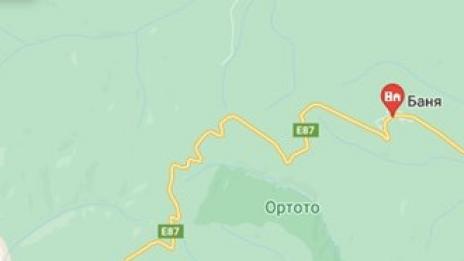 Челен сблъсък затвори временно пътя Обзор - с.Баня