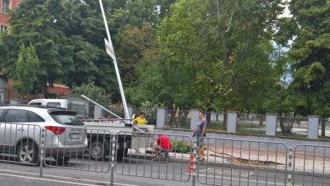 Автобус на градския транспорт се заби в уличен стълб на голям пловдивски булевард