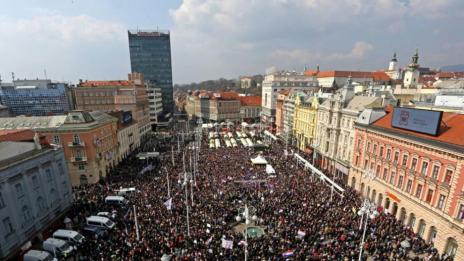 Хиляди в Хърватия протестираха срещу Истанбулската конвенция