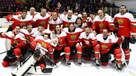 България спечели златните медали на Световното по хокей в трета дивизия