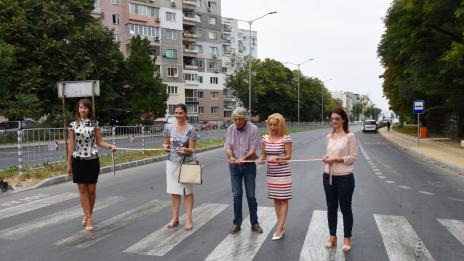 Откриха обновения бул. „Първи май“