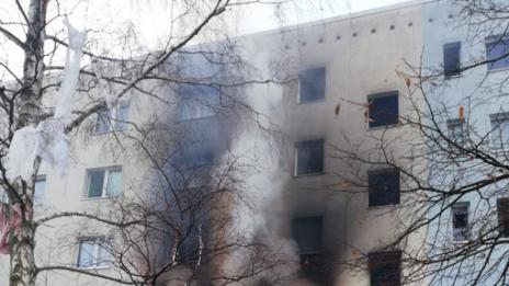 Намериха боеприпаси в жилищния блок в Германия, където стана експлозия