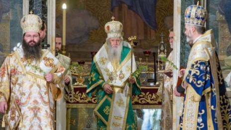 Патриарх Неофит оглави службата за Цветница