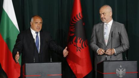Борисов: България твърдо подкрепя Албания по пътя й към европейското семейство