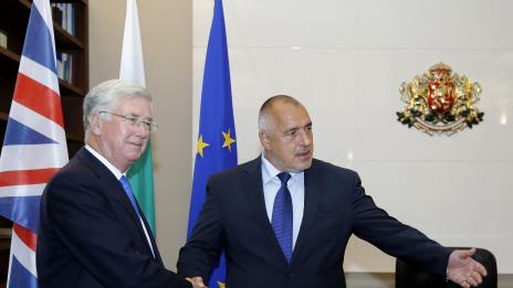 Бойко Борисов се срещна с министъра на отбраната на Великобритания Майкъл Фалън