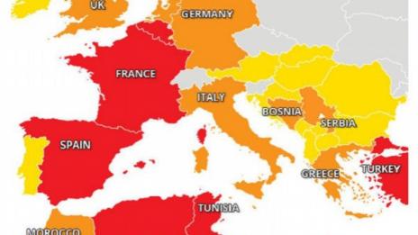 България е Сърбия!? Британско издание ни изтри от картата