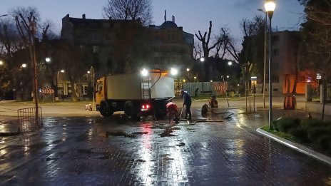 Измиха пешеходните зони в центъра на Варна за Великден