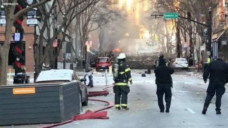 Водещата версия за взрива в Нешвил - самоубийство