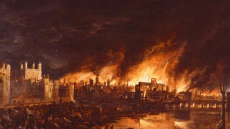 Правят изложба посветена на големия пожар в Лондон от 1666 г.