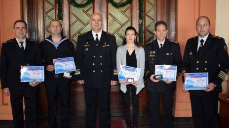 Наградиха най-добрите военни моряци за 2019 година