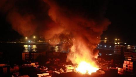 В Чили обявиха извънредно положение заради огромен пожар