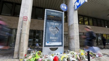 Взривената метростанция в Брюксел отвори