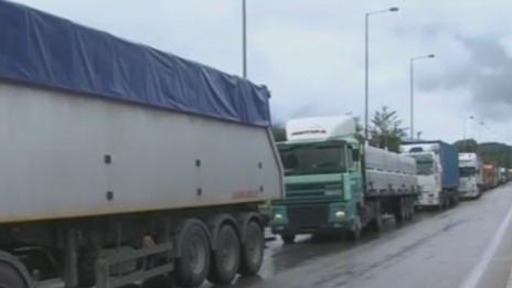 Протест на ГКПП Кулата готвят превозвачи