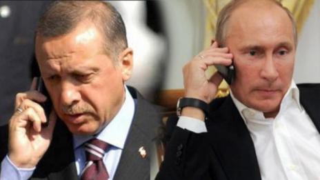 Ердоган и Путин обсъдиха по телефона икономическите и търговски отношения между двете страни