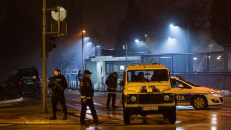 Взрив пред посолството на САЩ в Черна гора