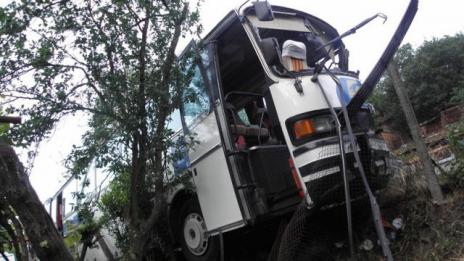 Автобус и кола се блъснаха на пътя Русе- Варна