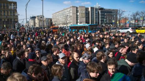 Арести в Москва заради неразрешени демонстрации