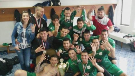 “Гранд Про” вдигна нова титла във футзала