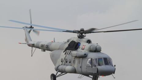 Катастрофира вертолет на военновъздушни сили в Мексико