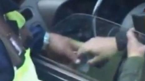 Погнаха катаджия, взимал подкупи от шофьори