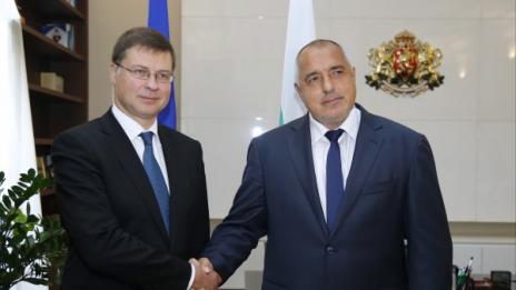 Готовността на България за членство в еврозоната обсъдиха премиерът и заместник-председателят на ЕК