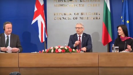 Камерън от София: Путин трябва да види, че е сбъркал (ВИДЕО)