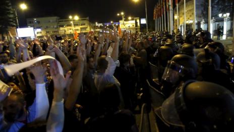 Протестите в Македония не стихват втора седмица