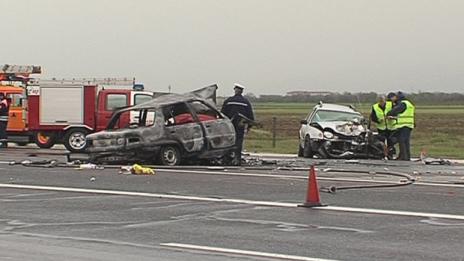 Трима загинаха след челен сблъсък край Пловдив