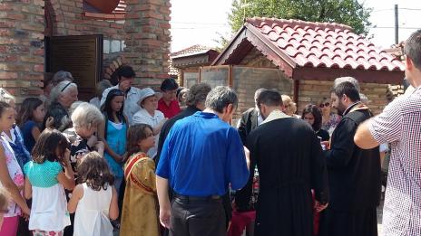 В храм "Св. Марина" отлужиха празнична литургия